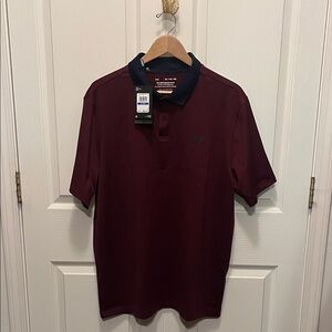 Under Armour Men's Burgundy Polo Shirt